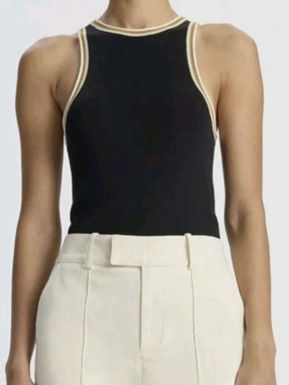 A.L.C. Black Nelly Tank Size XS